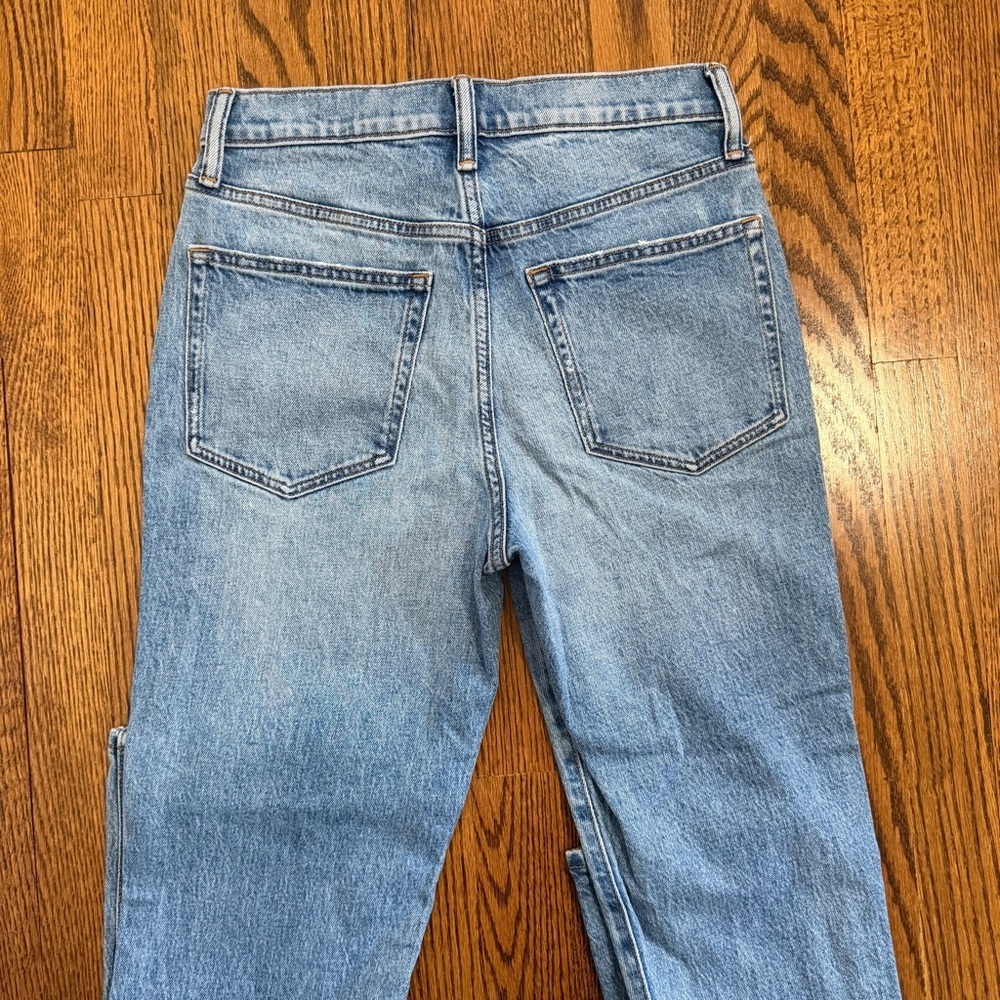 J.Crew Classic Vintage Blue Denim Jeans Straight Leg Size 26 - Picture 12 of 16